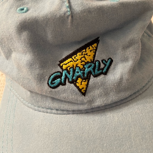 Maui & Sons Blue ‘GNARLY’ Dad Hat NWT O/S UNISEX - Picture 5 of 6